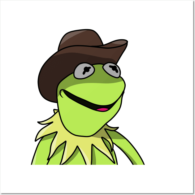 KERMIT AS A COWBOY Wall Art by OFFICIAL KERMIT STORE